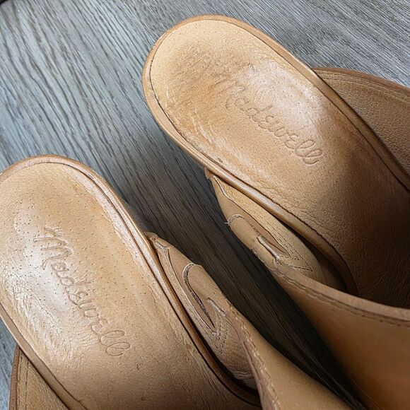 Madewell The Harper Leather Mules Suze 8 - Picture 4 of 8